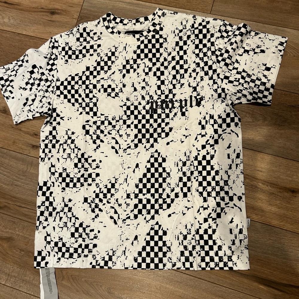 Purple Brand Textured Inside Out T Shirt